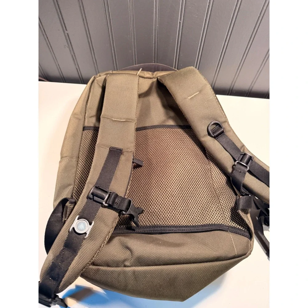 Herschel Supply Co Cordura Ballistic Backpack Olive Green Laptop Travel Bag